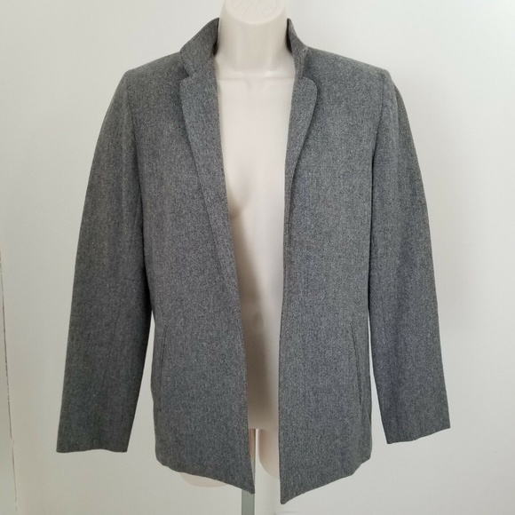 Prestige Of Boston Grey Wool Women's Jacket Blazer - Picture 6 of 6